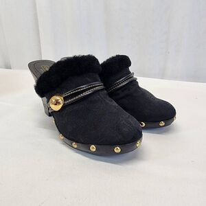 Coach Ivanka Signature Canvas Mule Clogs Size 7.5